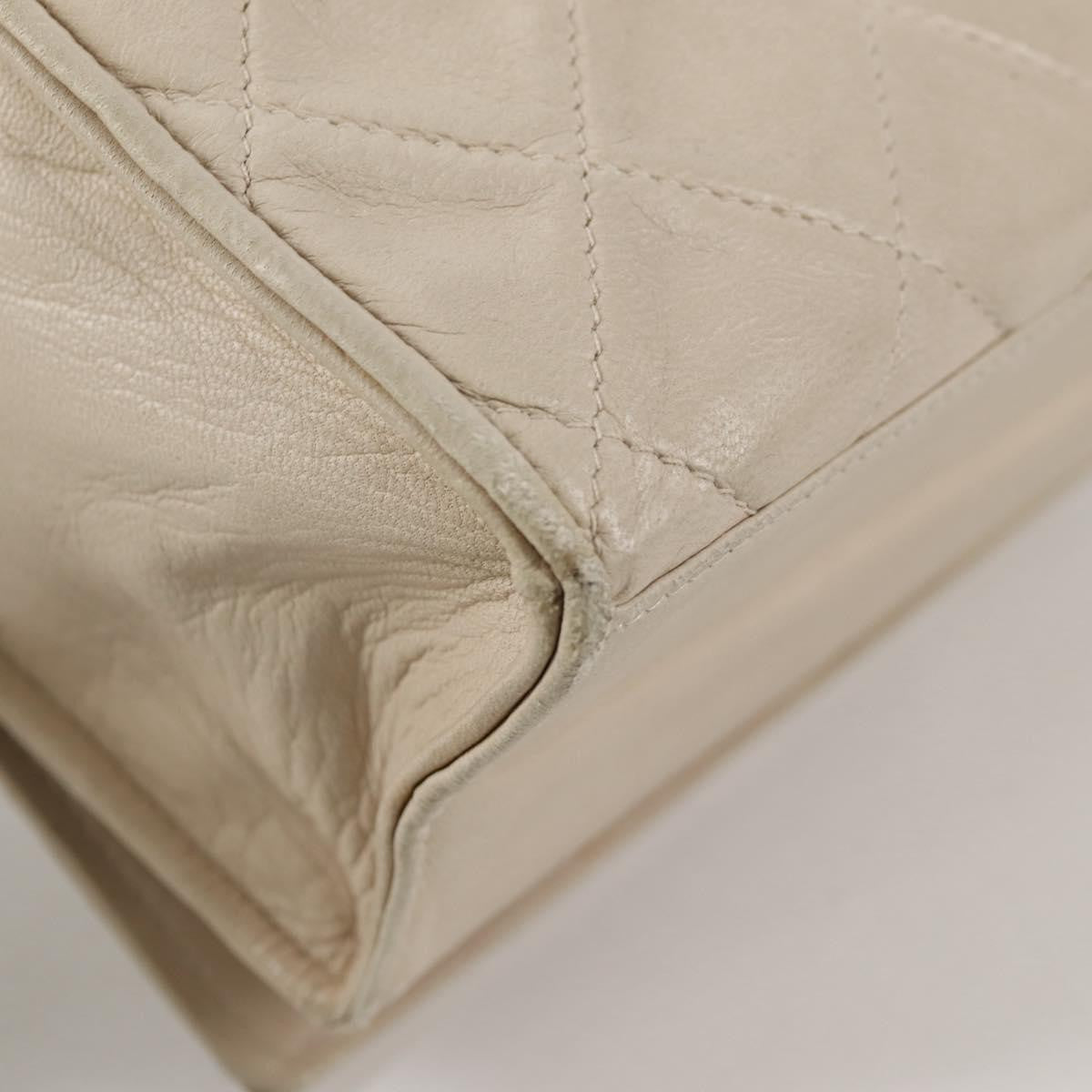 Chanel Vintage Tassel Flap Bag Quilted Lambskin, GOLD, LAMB_SKIN, Handbag