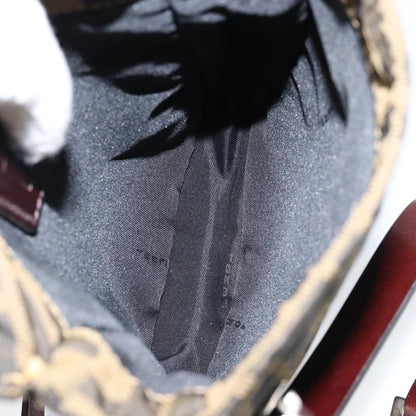 Fendi Flat Messenger Bag Zucca Canvas, BROWN, CANVAS, Shoulder bag