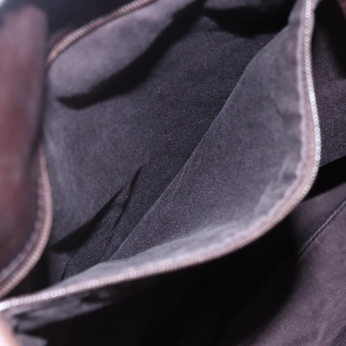 Gucci Vintage Open Shoulder Bag (Outlet) GG Canvas with Leather, BEIGE, CANVAS, Shoulder bag