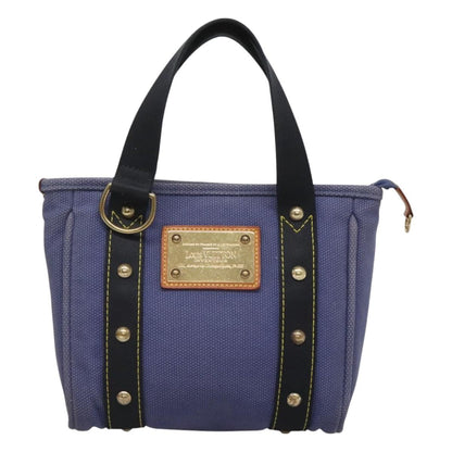 Louis Vuitton Antigua Tote Canvas, BLUE, CANVAS, Tote bag