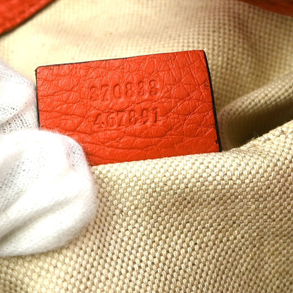 Gucci Bamboo Tassel Backpack Leather, ORANGE, LEATHER, Backpack