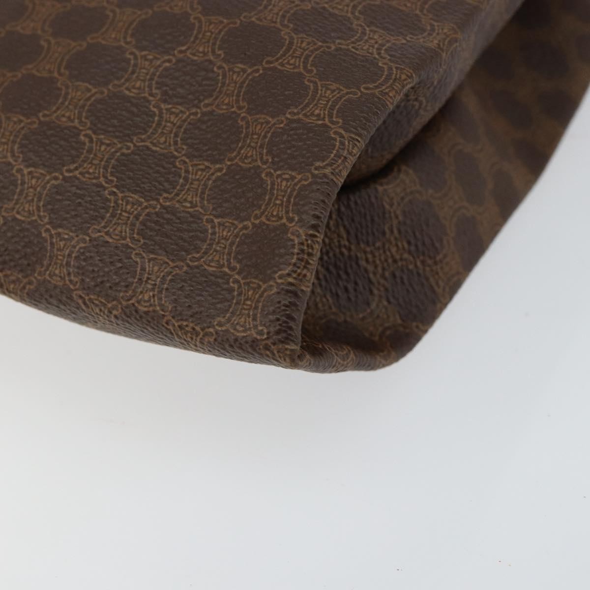 Celine Vintage Macadam Tote bag Canvas, BROWN, CANVAS, Tote bag