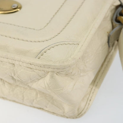 Chloe Vintage handbag Leather, WHITE, LEATHER, Handbag