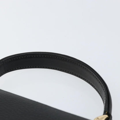Burberry Vintage Handbag Leather, BLACK, LEATHER, Handbag