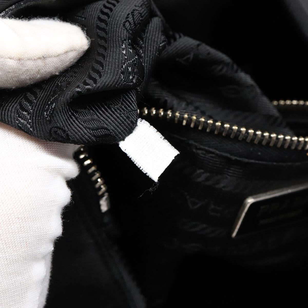 Prada Bow Tote Tessuto, SILVER, NYLON, Handbag