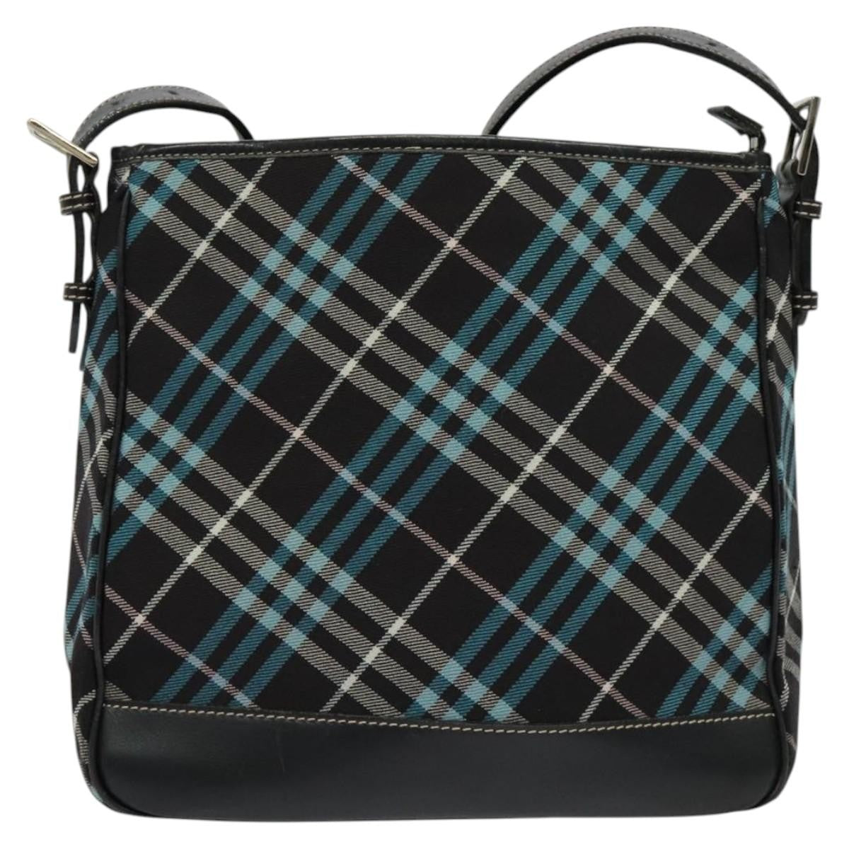 Burberry Nova Check Blue Label Canvas, MULTICOLOUR, CANVAS, Shoulder bag