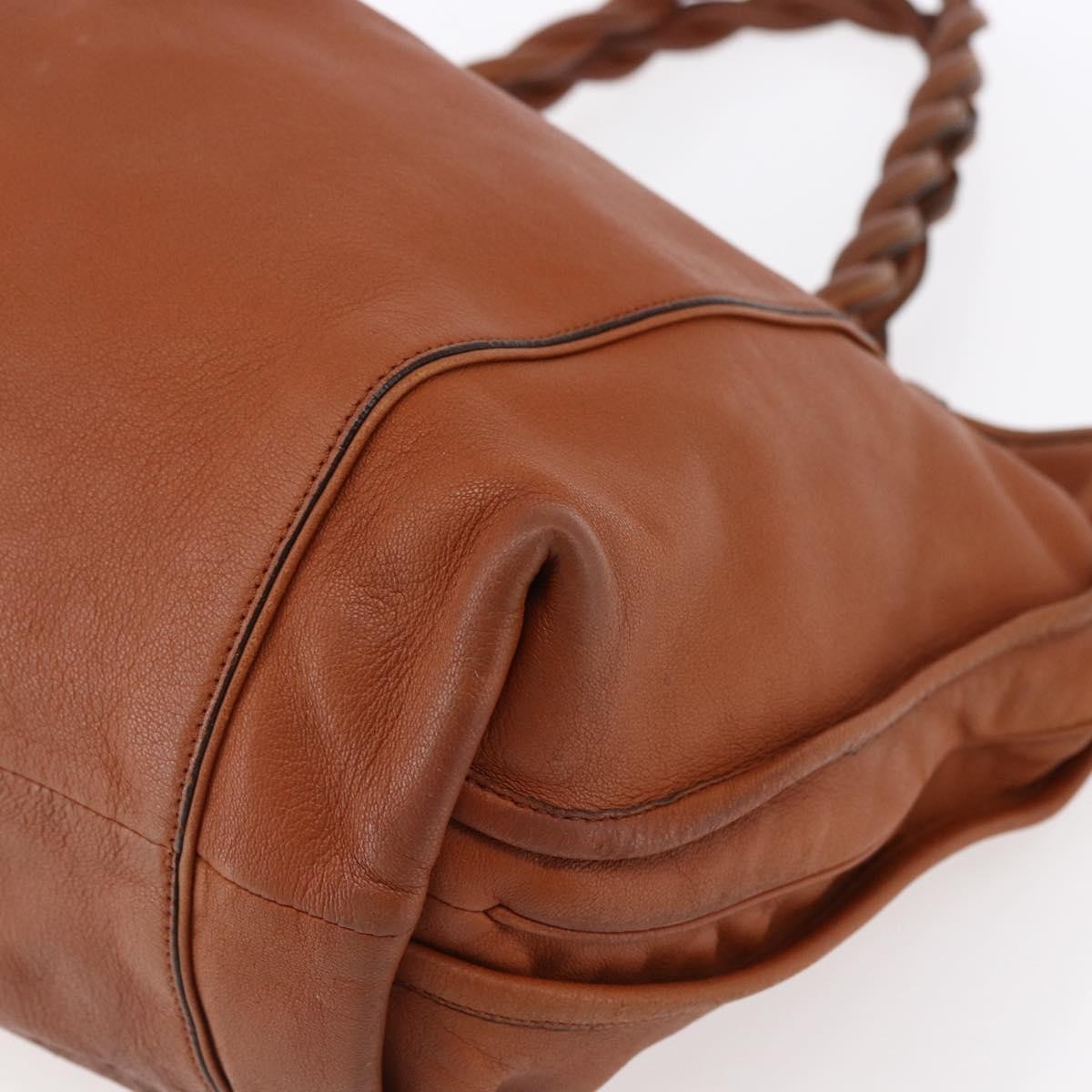 Chloe Vintage Tote bag Leather, BROWN, LEATHER, Tote bag