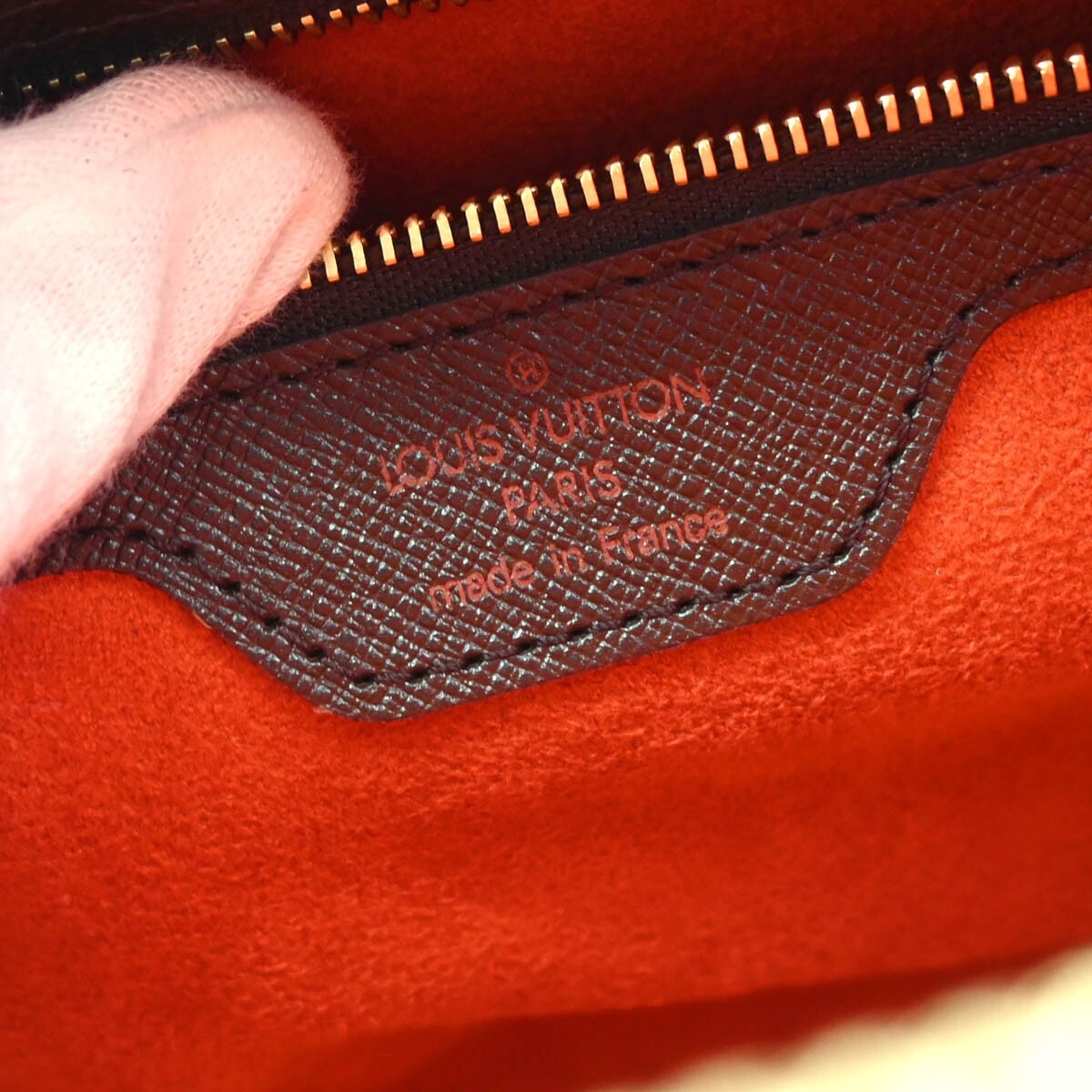 Louis Vuitton Triana Bag Damier, BROWN, CANVAS, Handbag