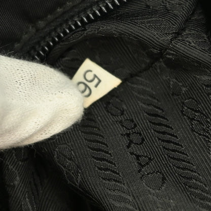 Prada Buckle Messenger Bag Tessuto, BLACK, NYLON, Shoulder bag