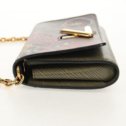Louis Vuitton Twist Chain Wallet Limited Edition Kabuki Stickers Monogram Canvas, MULTICOLOUR, CANVAS, Clutche & pouche