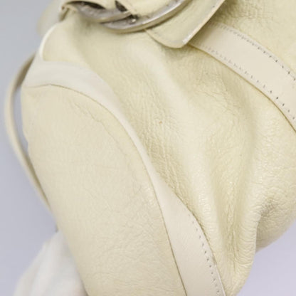 Bvlgari Chandra Satchel Leather, BEIGE, LEATHER, Handbag