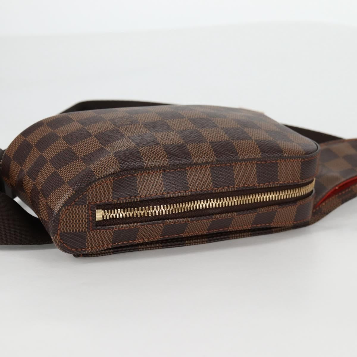 Louis Vuitton Geronimos Waist Bag Damier, BROWN, CANVAS, Travel bag