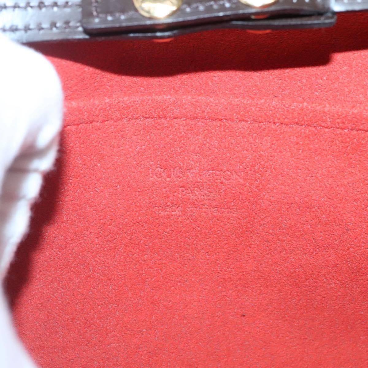 Louis Vuitton Twin Handbag Damier, BROWN, CANVAS, Handbag