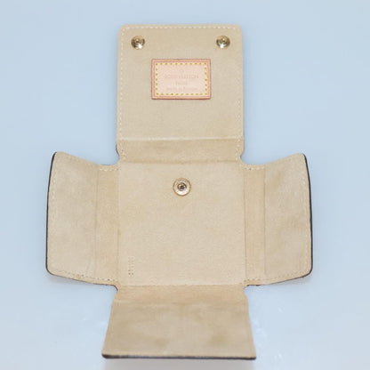 Louis Vuitton CASE JEWELRY BOX Canvas, BROWN, CANVAS, Wallets