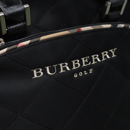 Burberry Golf handbag Nylon, BLACK, NYLON, Handbag