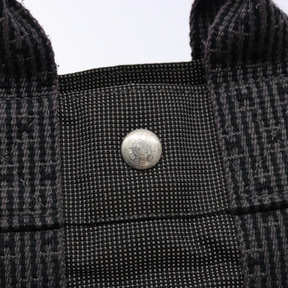 Hermes Fourre Tout Tote Canvas, GRAY, CANVAS, Tote bag