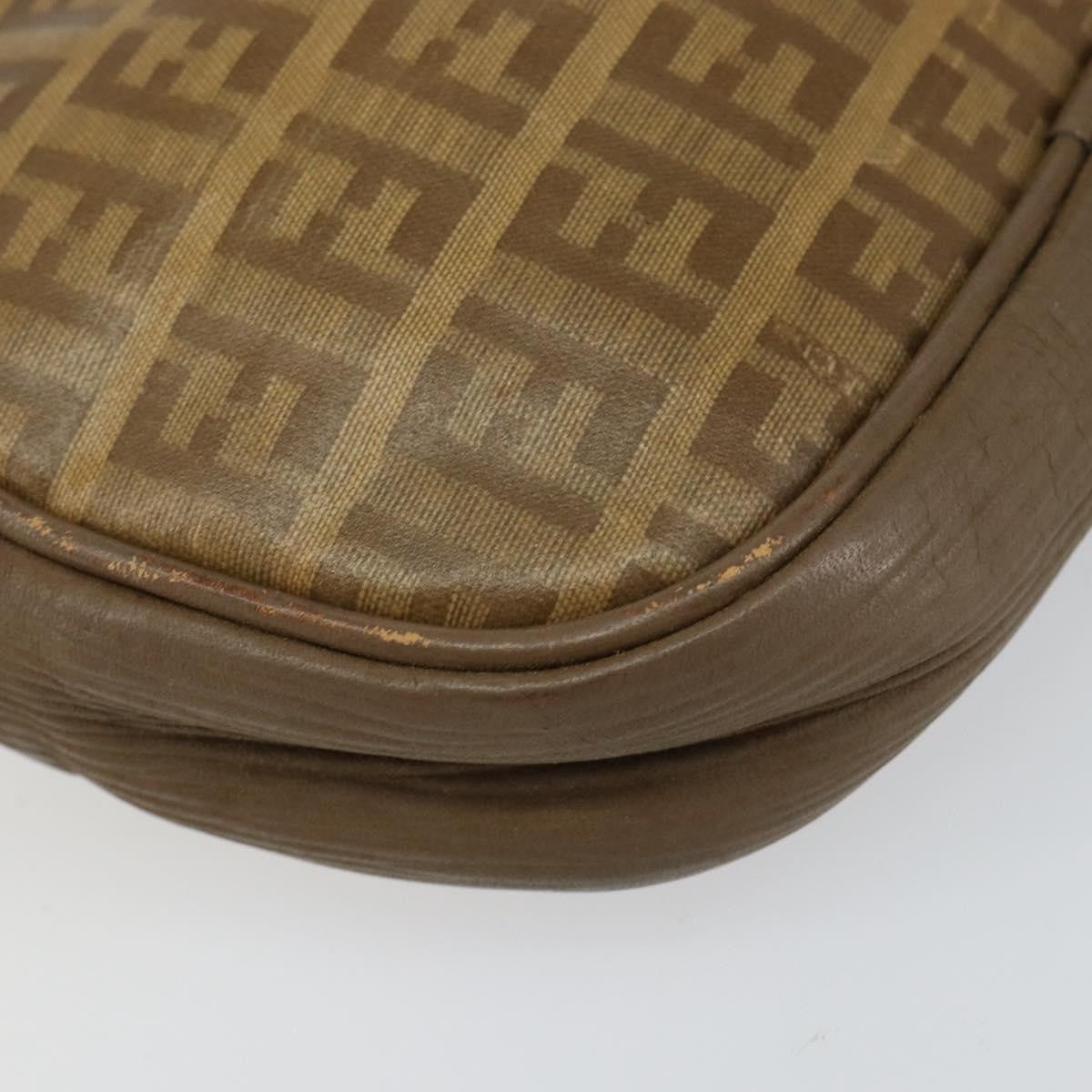 Fendi Zucchino Canvas, BEIGE, CANVAS, Shoulder bag