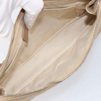 Salvatore Ferragamo Vala Shoulder Bag Nylon, BEIGE, NYLON, Shoulder bag