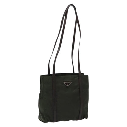 Prada Vintage Shoulder Bag Tessuto, KHAKI, NYLON, Shoulder bag