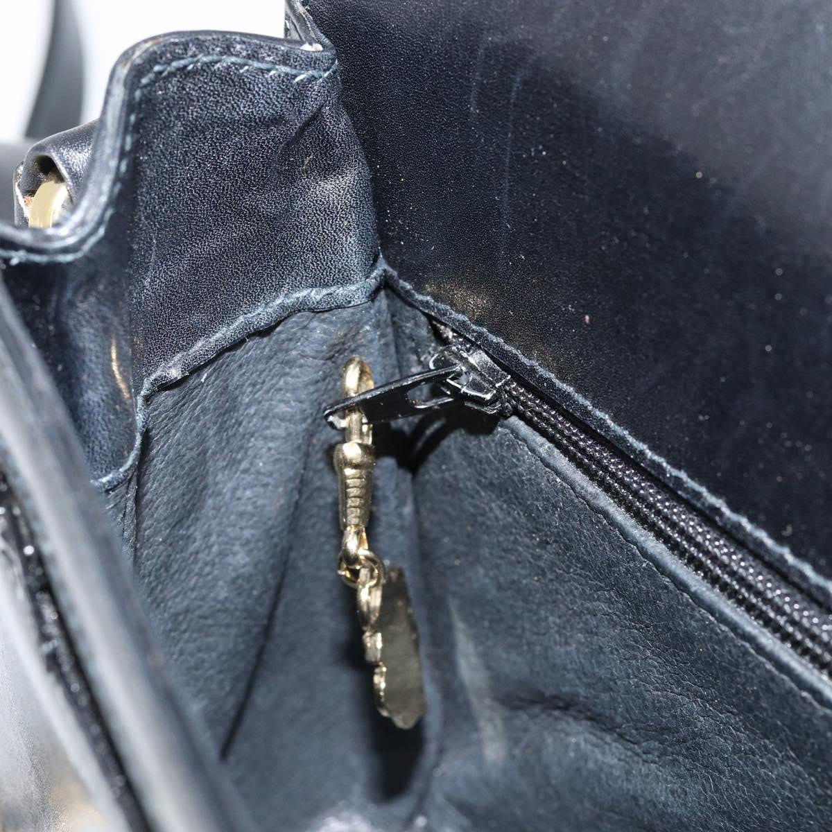 Gucci Vintage Shoulder Bag Leather, BLACK, LEATHER, Shoulder bag