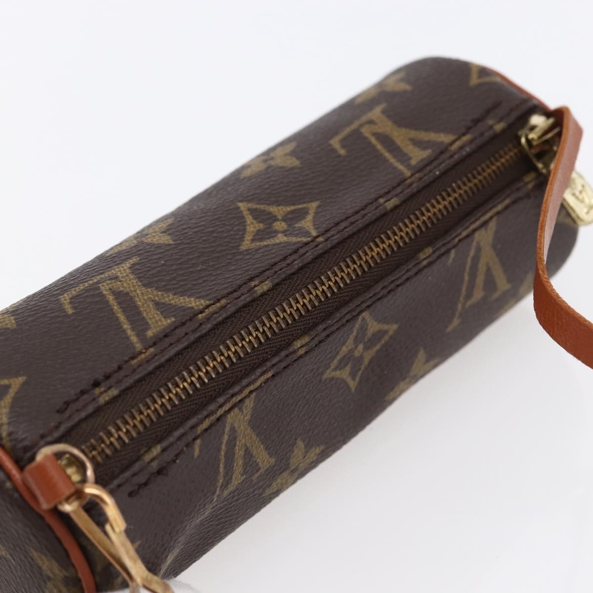 Louis Vuitton Papillon Pochette Monogram Canvas, BROWN, CANVAS, Clutche & pouche