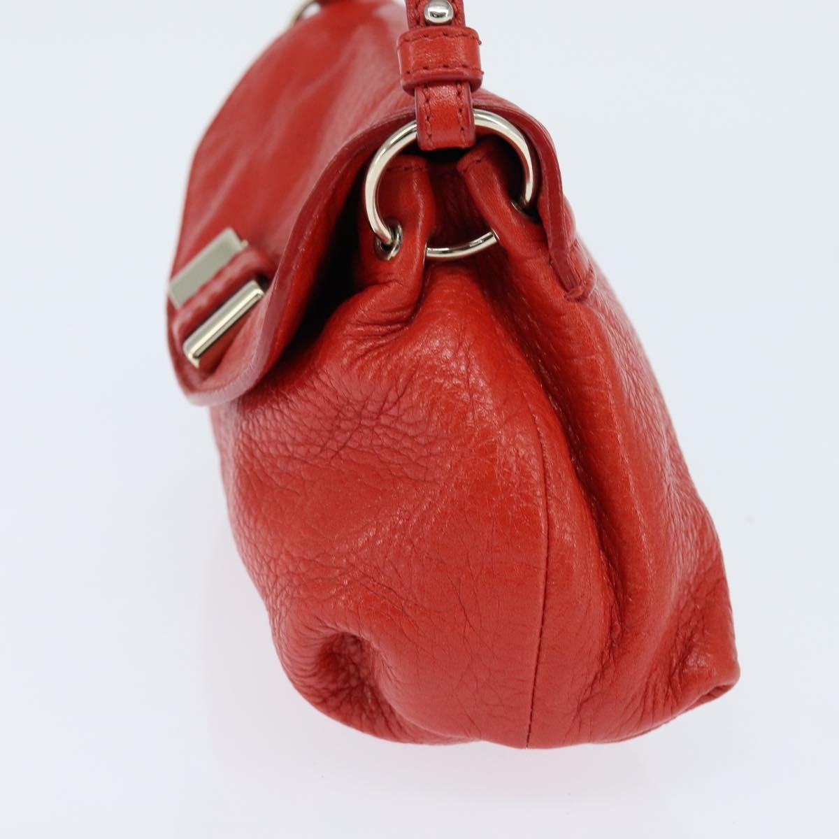 Chloe Lily Shoulder bag Leather, RED, LEATHER, Shoulder bag