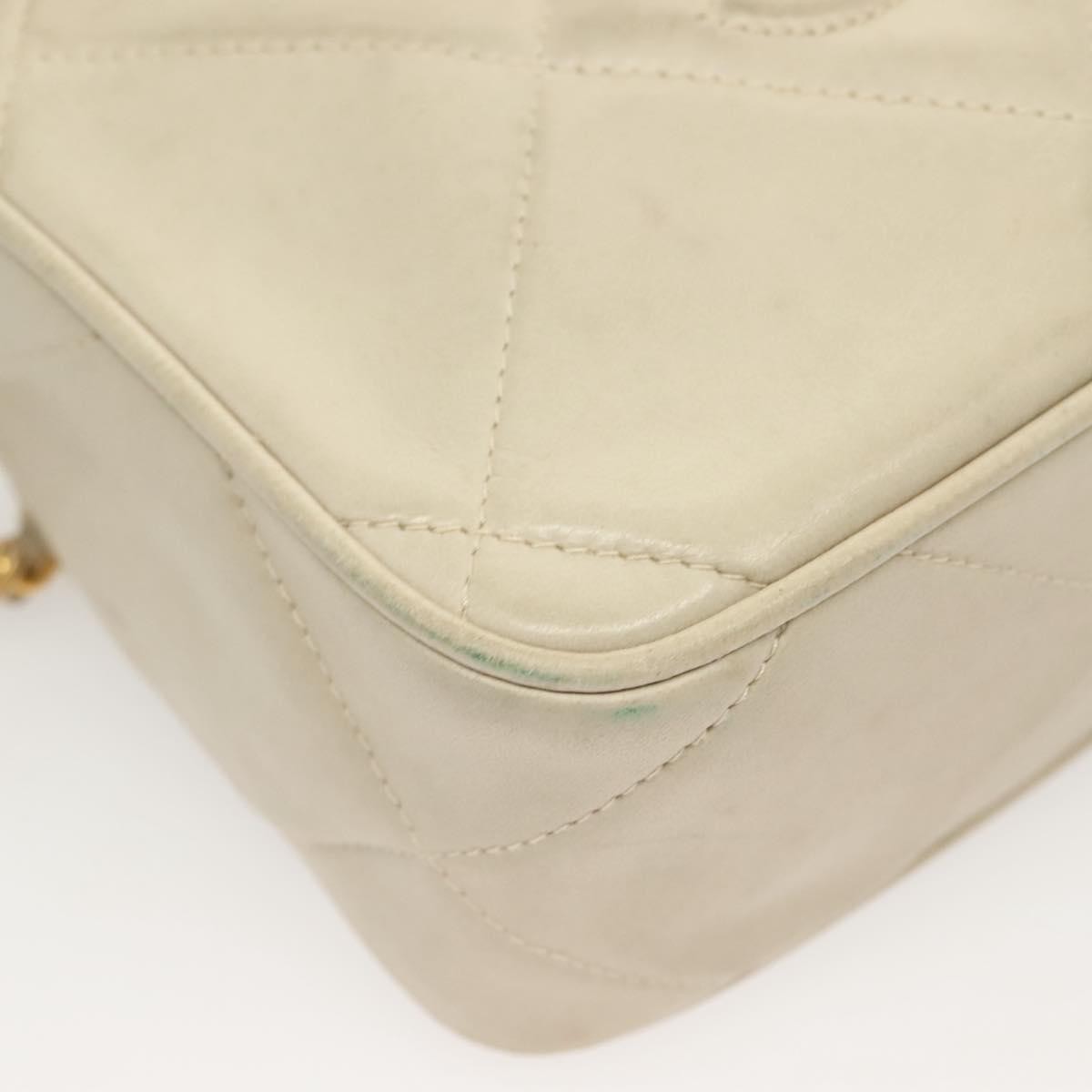 Chanel Camera CC Tassel Bag Leather, BEIGE, LEATHER, Crossbody bag