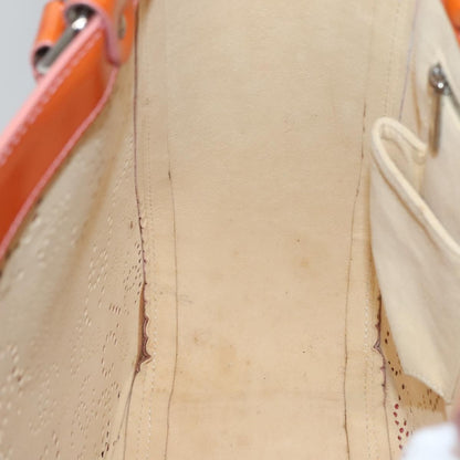 Chanel CC No.5 Shopping Tote Perforated Patent, ORANGE, PATENT_LEATHER, Tote bag