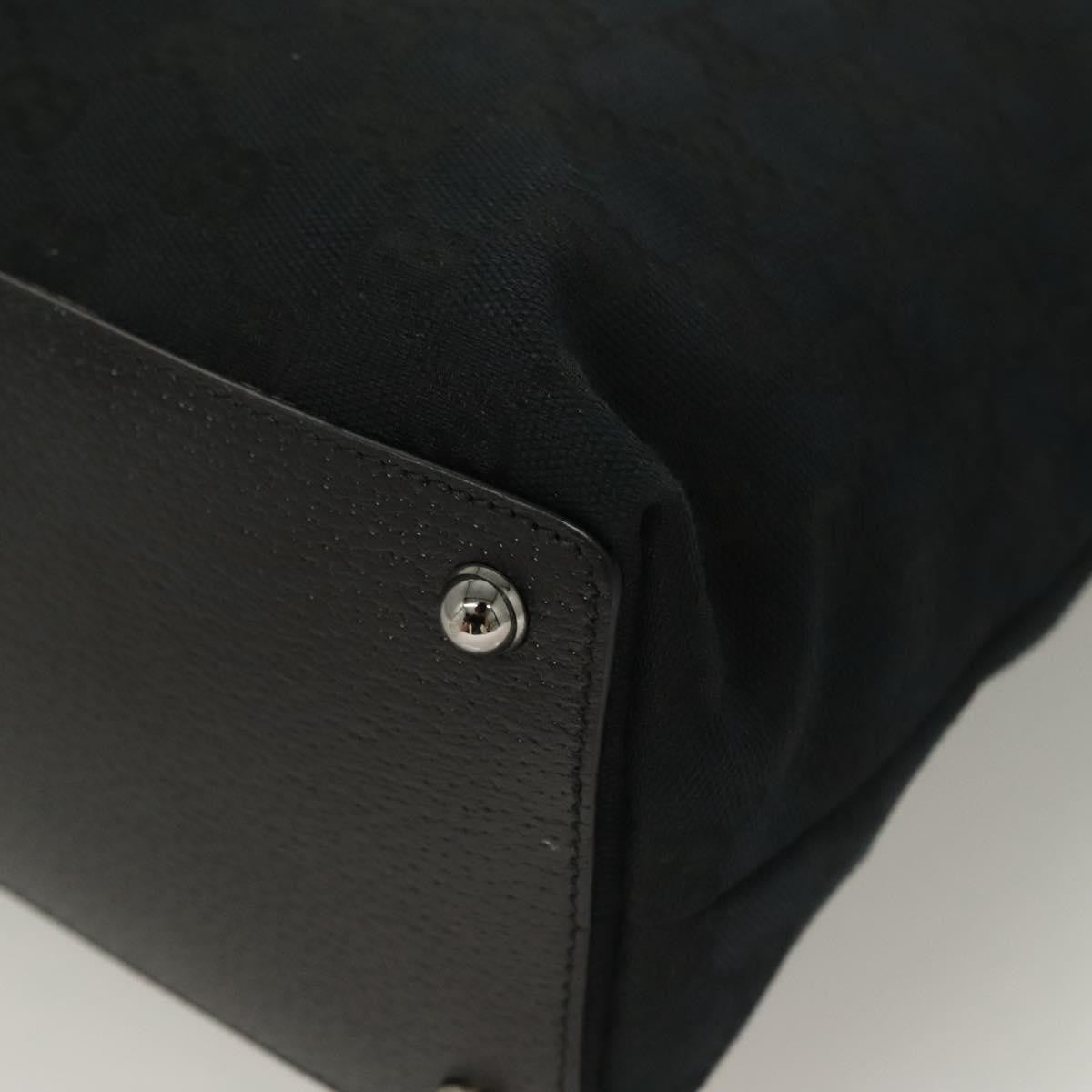 Gucci Eclipse Tote GG Canvas, BLACK, CANVAS, Tote bag