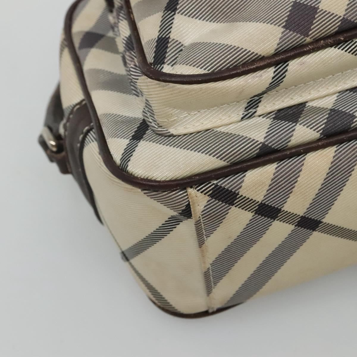 Burberry Nova Check Blue Label Nylon, BEIGE, NYLON, Shoulder bag