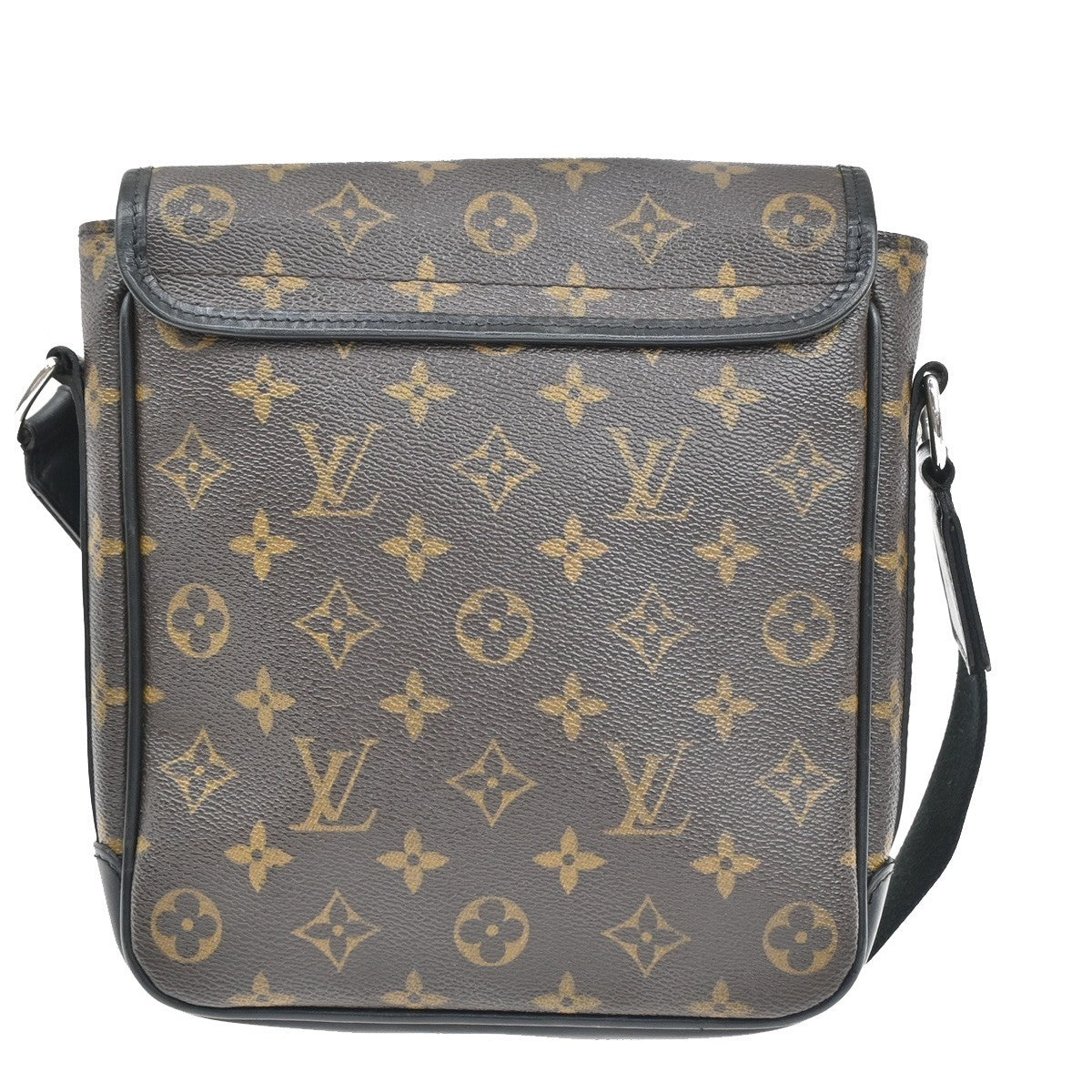 Louis Vuitton Bass Messenger Bag Macassar Monogram Canvas, BROWN, CANVAS, Shoulder bag