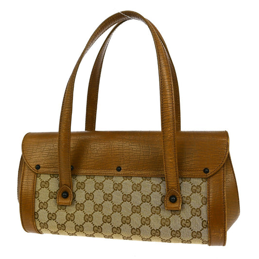 Gucci Bamboo Bullet Bag GG Canvas, BROWN, CANVAS, Shoulder bag