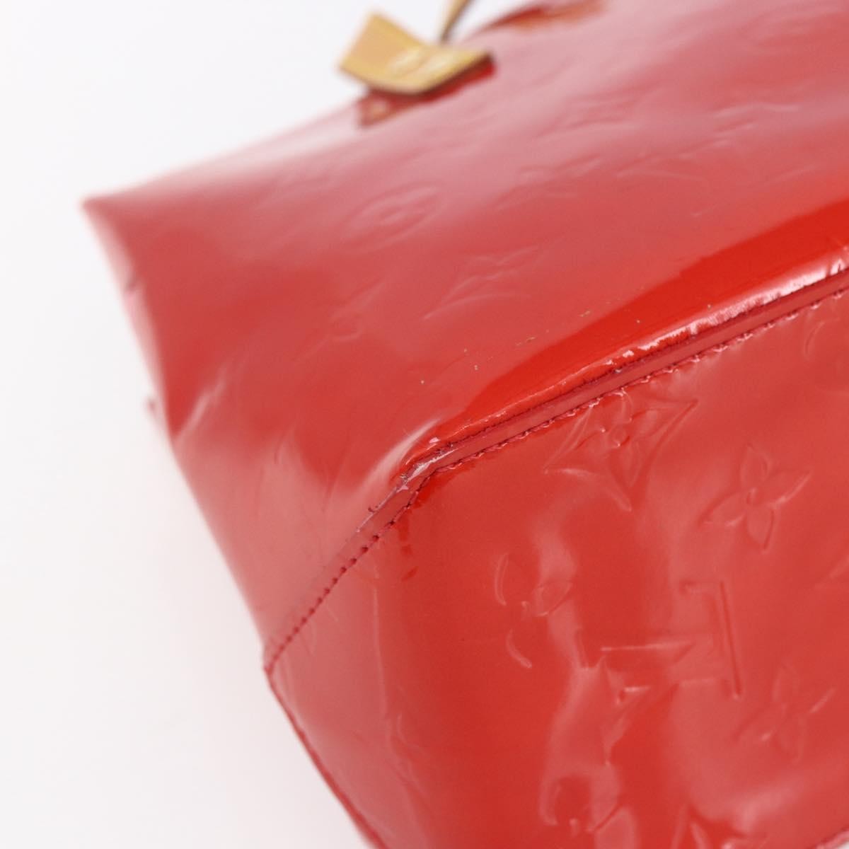 Louis Vuitton Reade Handbag Monogram Vernis, RED, PATENT_LEATHER, Handbag