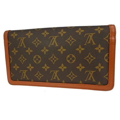 Louis Vuitton Dame Pochette Monogram Canvas, BROWN, CANVAS, Clutche & pouche
