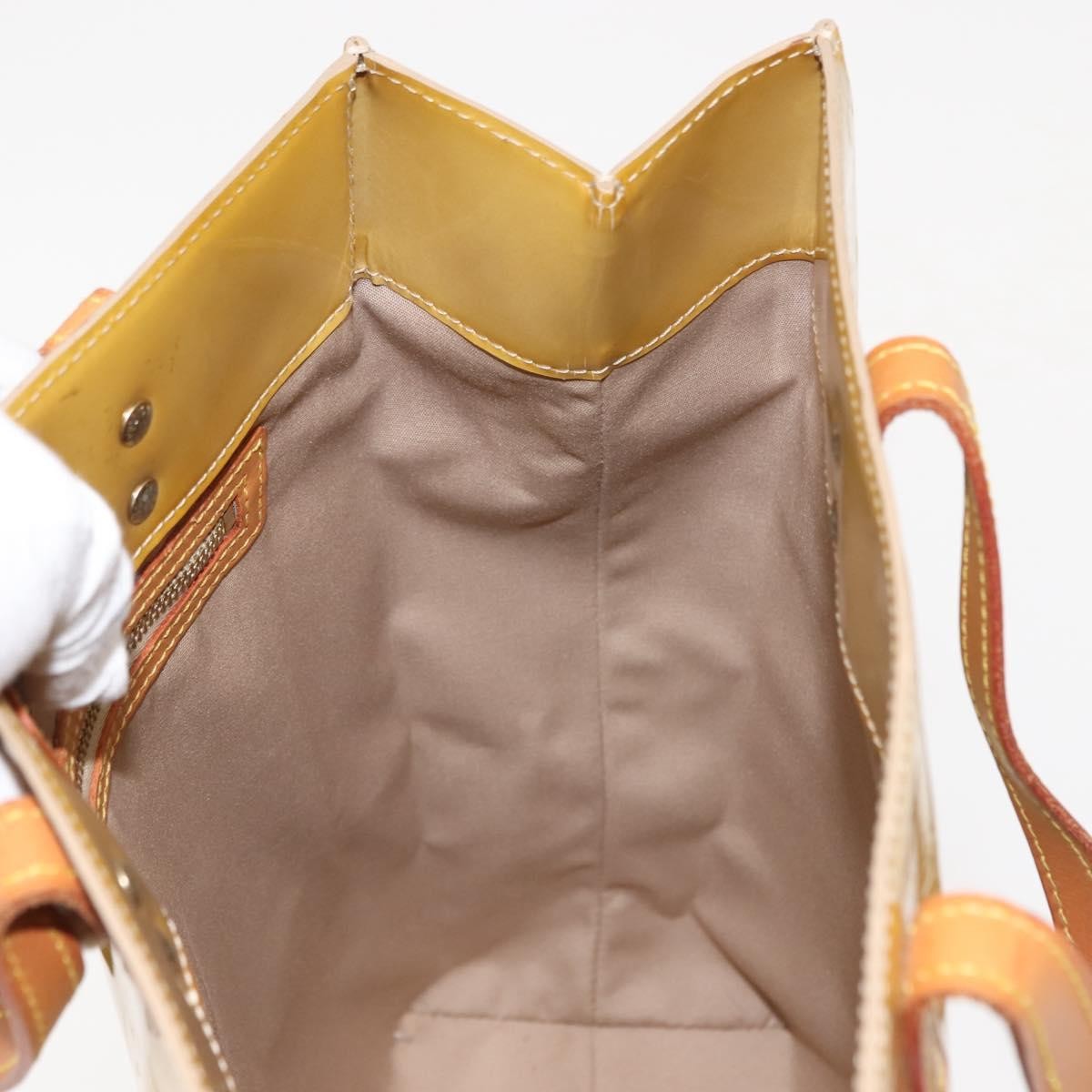 Louis Vuitton Reade Handbag Monogram Vernis, BEIGE, PATENT_LEATHER, Handbag