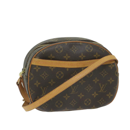 Louis Vuitton Blois Handbag Monogram Canvas, BROWN, CANVAS, Handbag