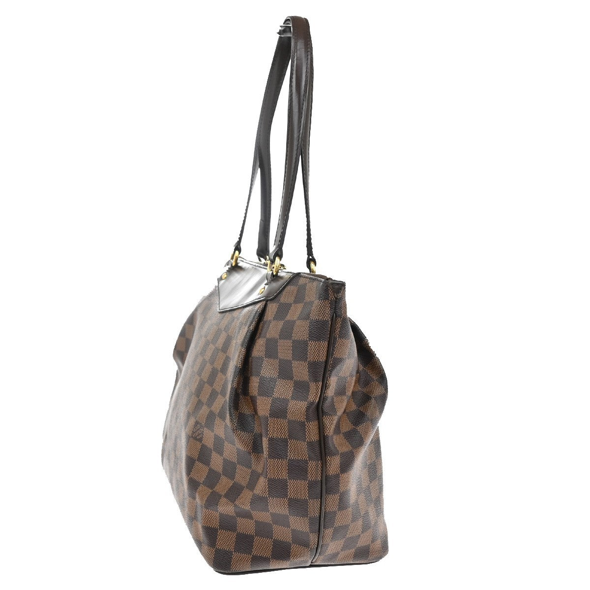 Louis Vuitton Westminster Handbag Damier, BROWN, CANVAS, Shoulder bag
