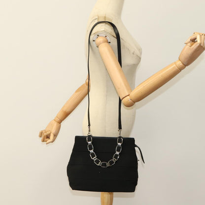 Salvatore Ferragamo Vala Handbag Canvas, BLACK, CANVAS, Handbag