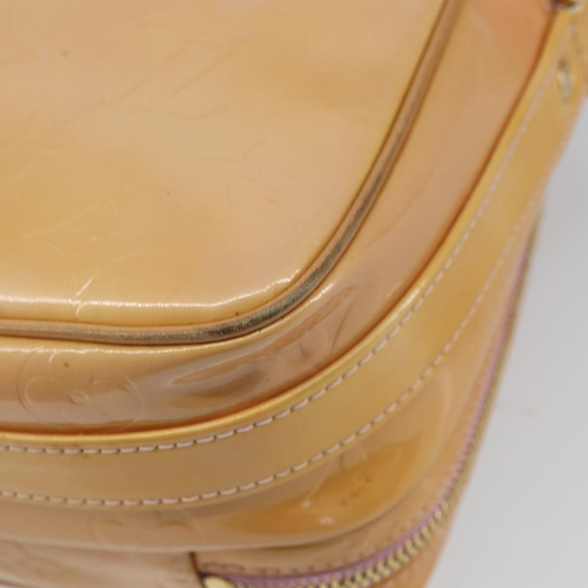 Louis Vuitton Wooster Handbag Monogram Vernis, YELLOW, PATENT_LEATHER, Shoulder bag