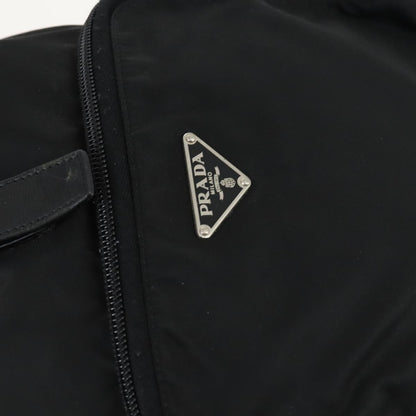 Prada Front Pocket Backpack Tessuto, BLACK, NYLON, Backpack