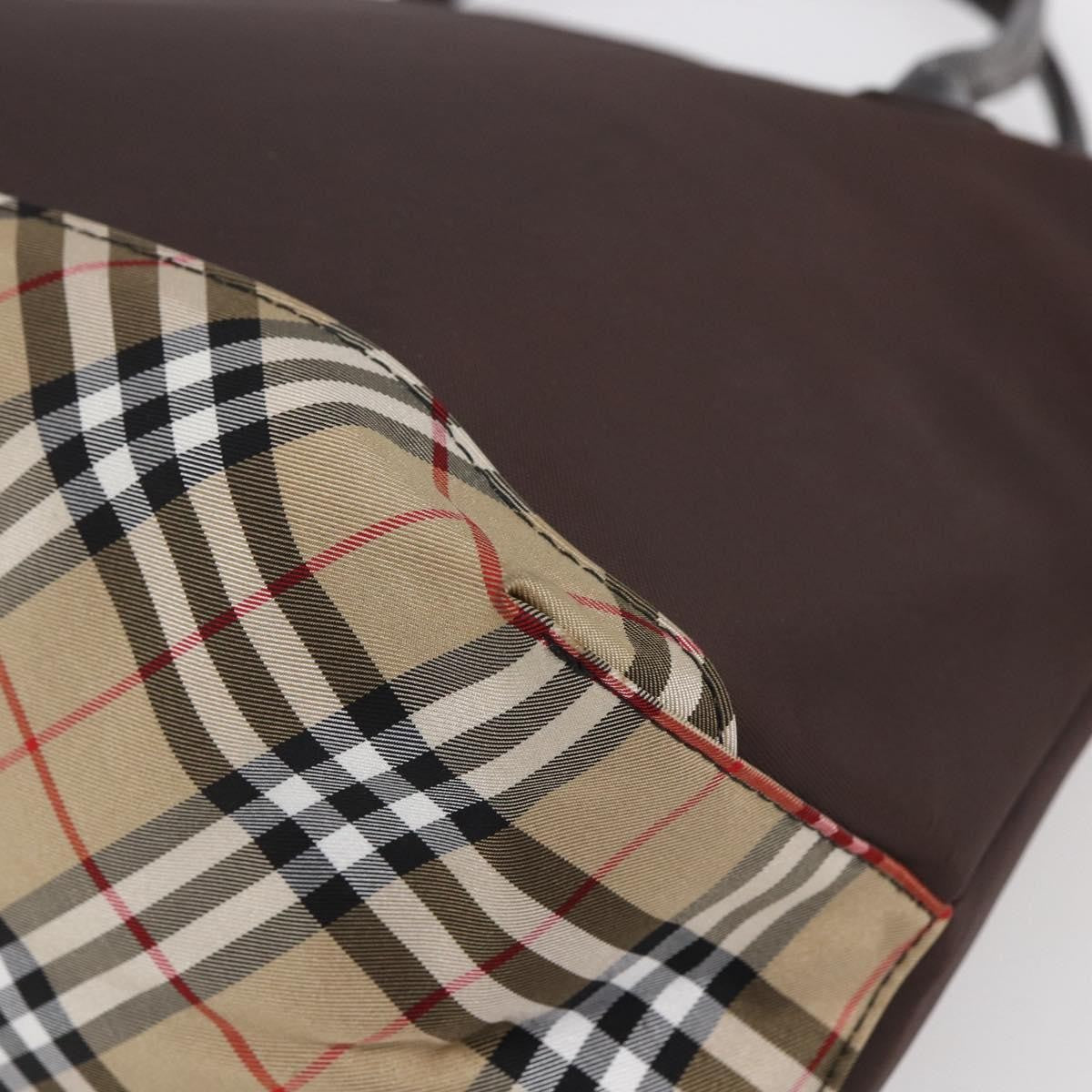 Burberry Blue Label Tote Bag Nylon, BROWN, NYLON, Tote bag