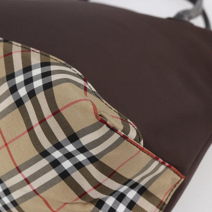 Burberry Blue Label Tote Bag Nylon, BROWN, NYLON, Tote bag