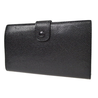 Chanel Timeless CC French Wallet Caviar, BLACK, LEATHER, Wallets
