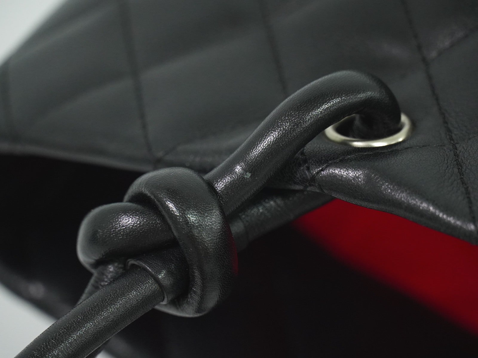 Chanel Cambon Tote Quilted Leather, BLACK, LEATHER, Tote bag