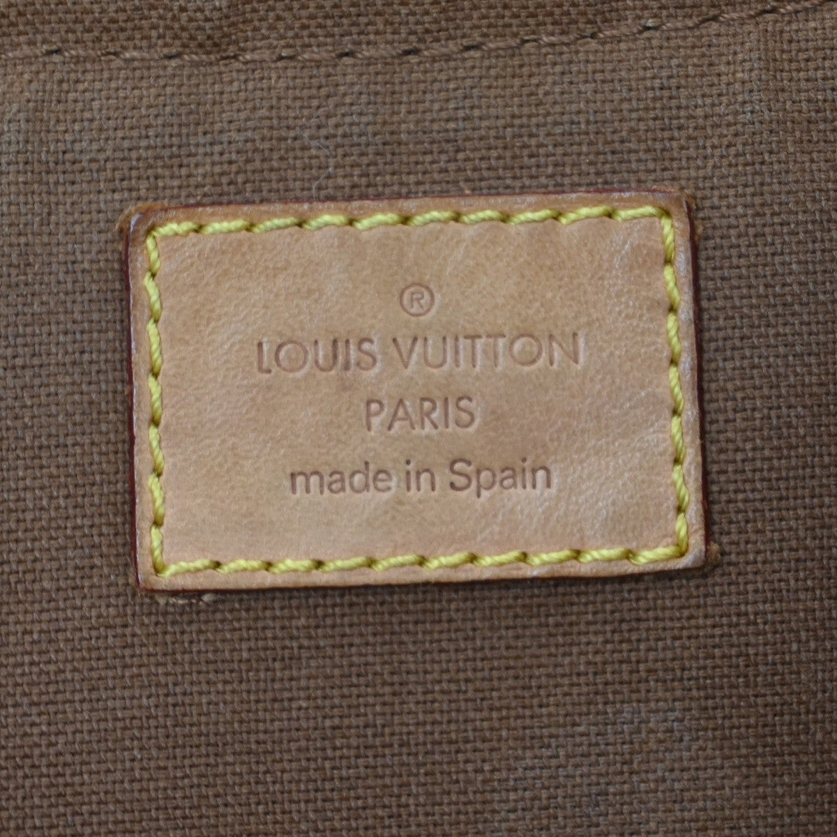 Louis Vuitton Tulum Handbag Monogram Canvas, BROWN, CANVAS, Handbag