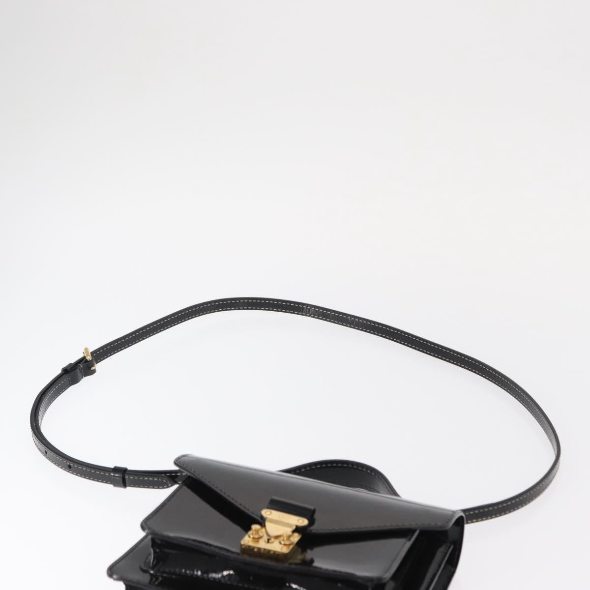 Louis Vuitton Monceau Handbag Vernis, BLACK, PATENT_LEATHER, Handbag