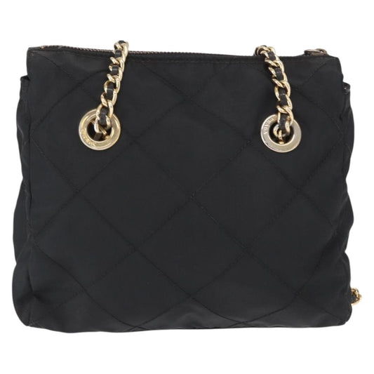 Prada Re-Edition 1995 Chain Tote Quilted Re-Nylon, BLACK, NYLON, Shoulder bag