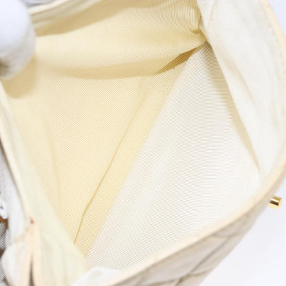 Chanel Vintage CC Flap Crossbody Bag Quilted Lambskin, BEIGE, LEATHER, Shoulder bag