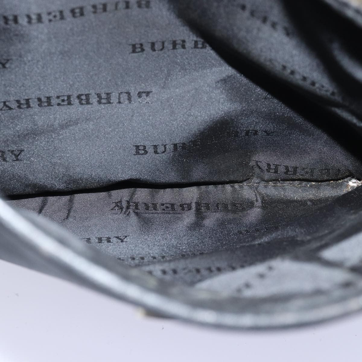 Burberry Front Pocket Flap Messenger Vintage Check Nylon and Nylon, BLACK, NYLON, Crossbody bag