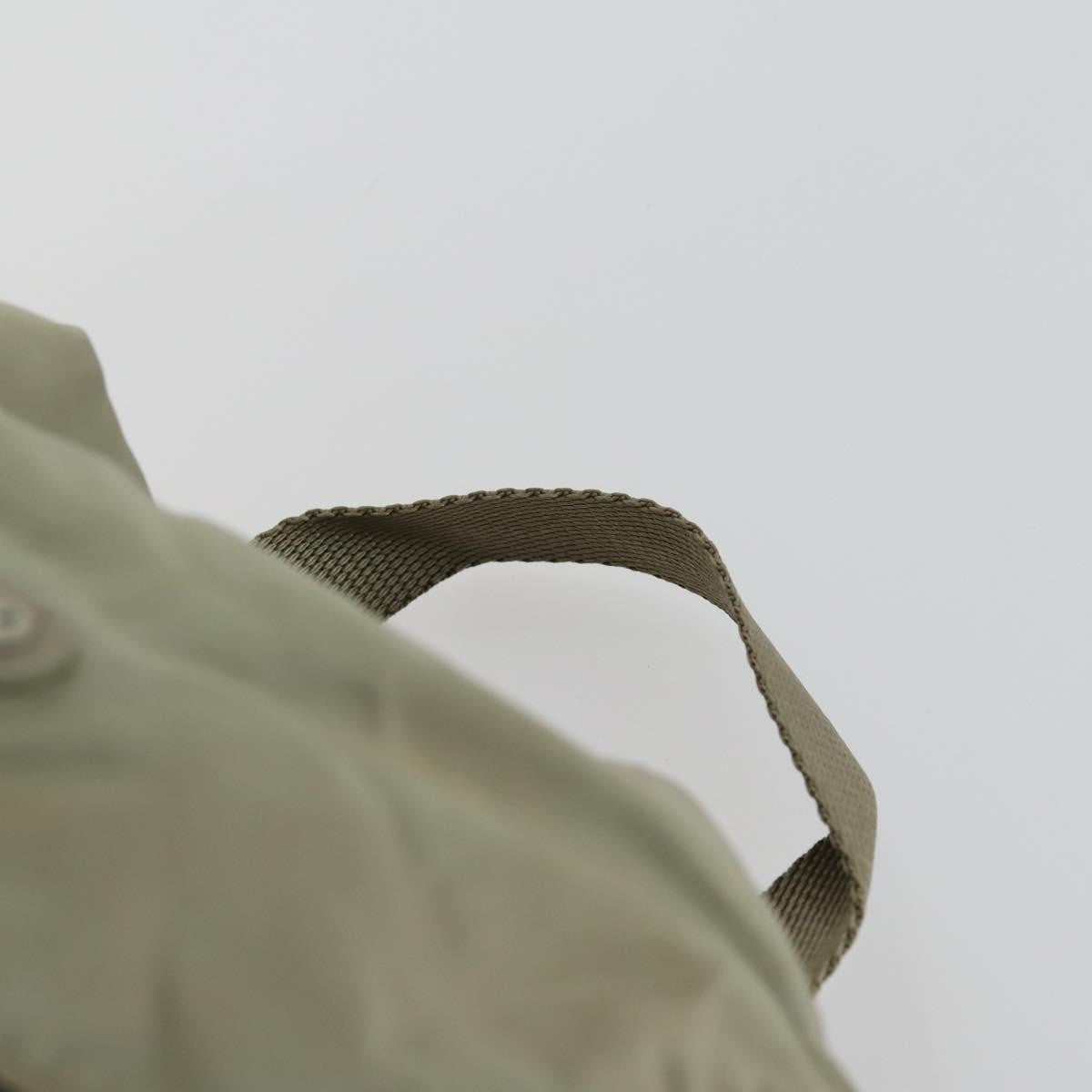 Prada Double Front Pocket Backpack Tessuto, BEIGE, NYLON, Backpack